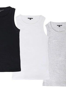 ALL SHORT SLEEVE TEES 3 FOR $20 Tahari Women’s Ribbed Tank Tops Size M NWOT